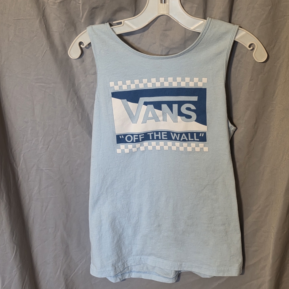 Vans Light Blue Graphic Tank Top